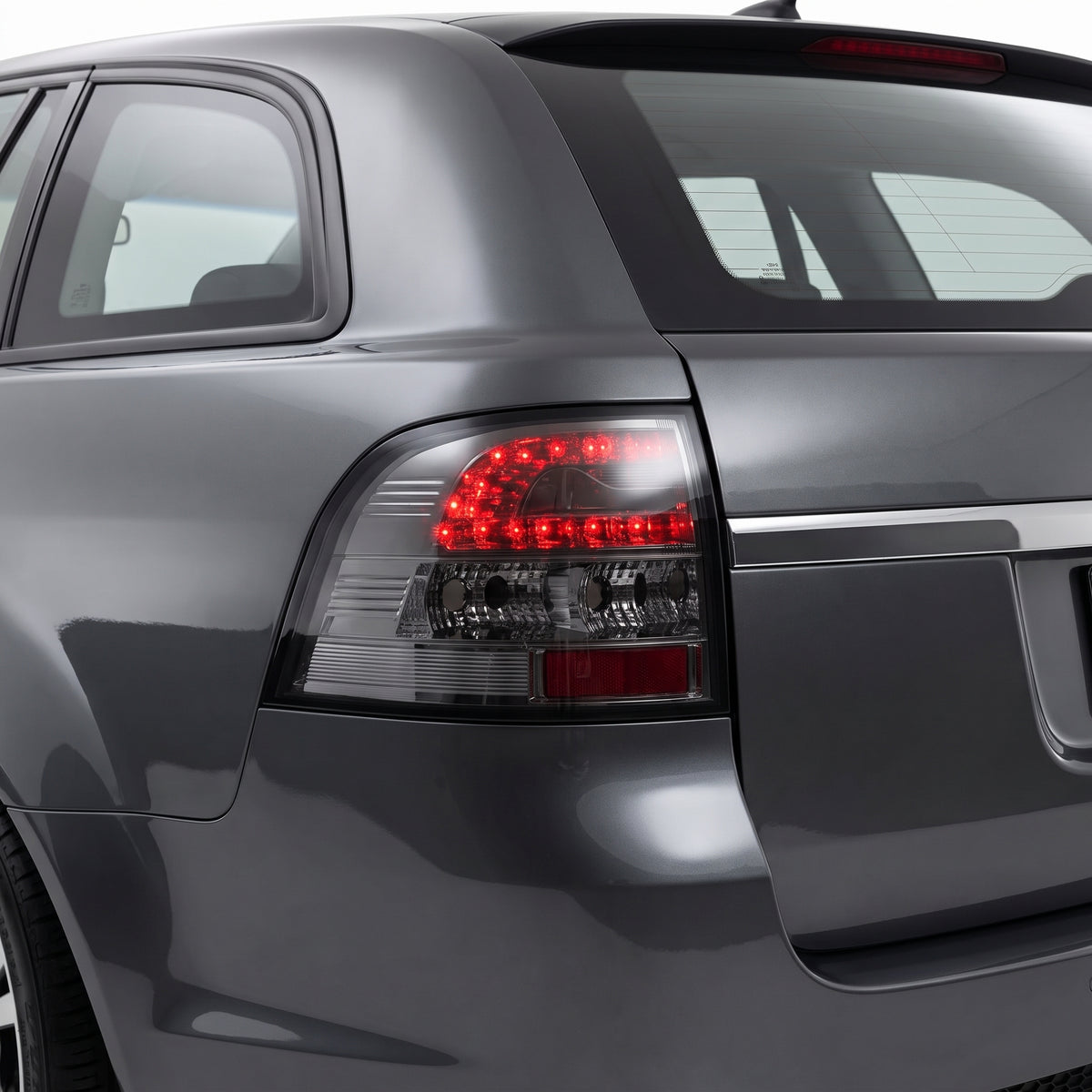 Holden Commodore VE / VF (2006 - 2018) Black / Smoke LED Tail Lights LH + RH installed