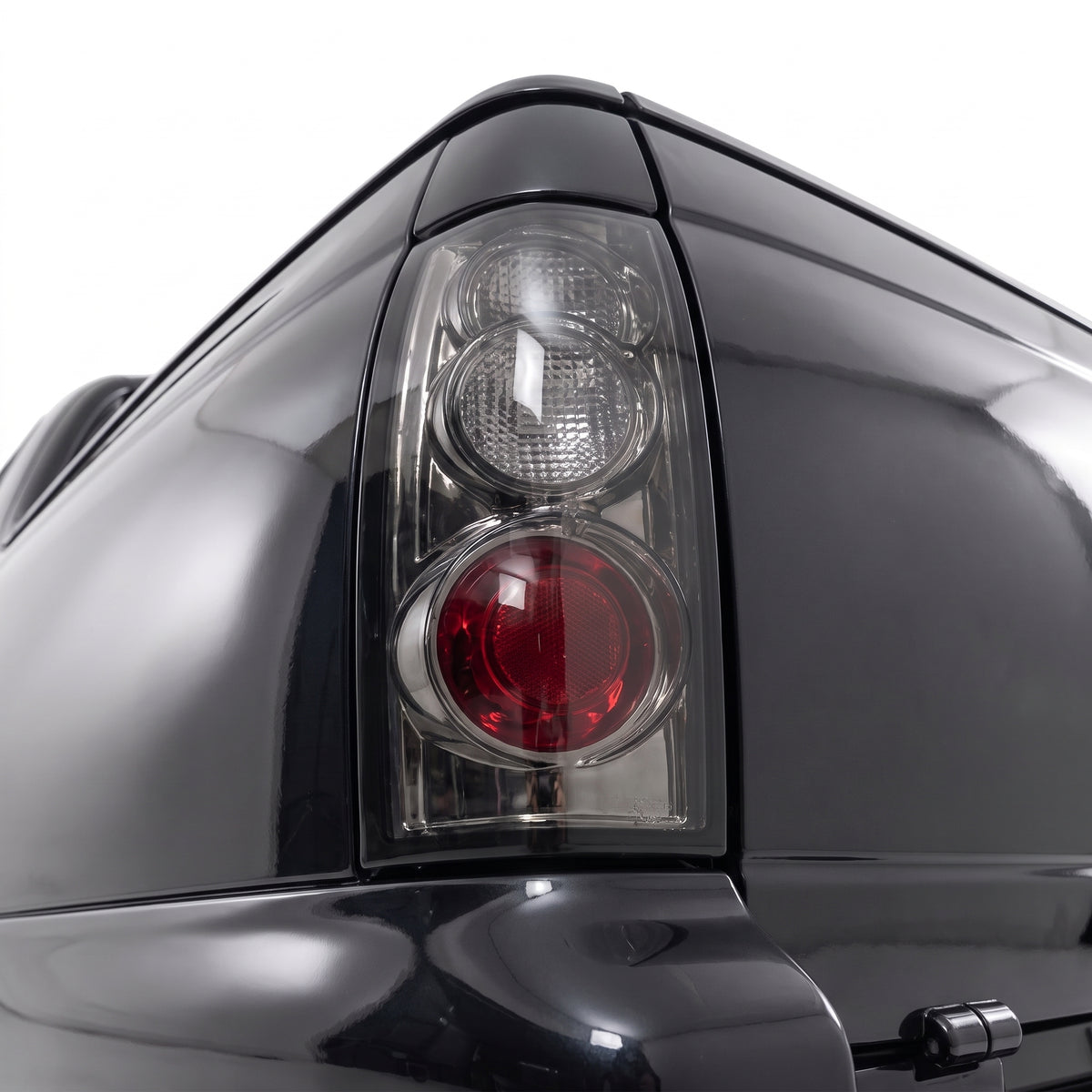 Holden Commodore VT VX VU VY VZ Ute Wagon (1997 - 2007) Smoked Tail Lights LH + RH installed close-up