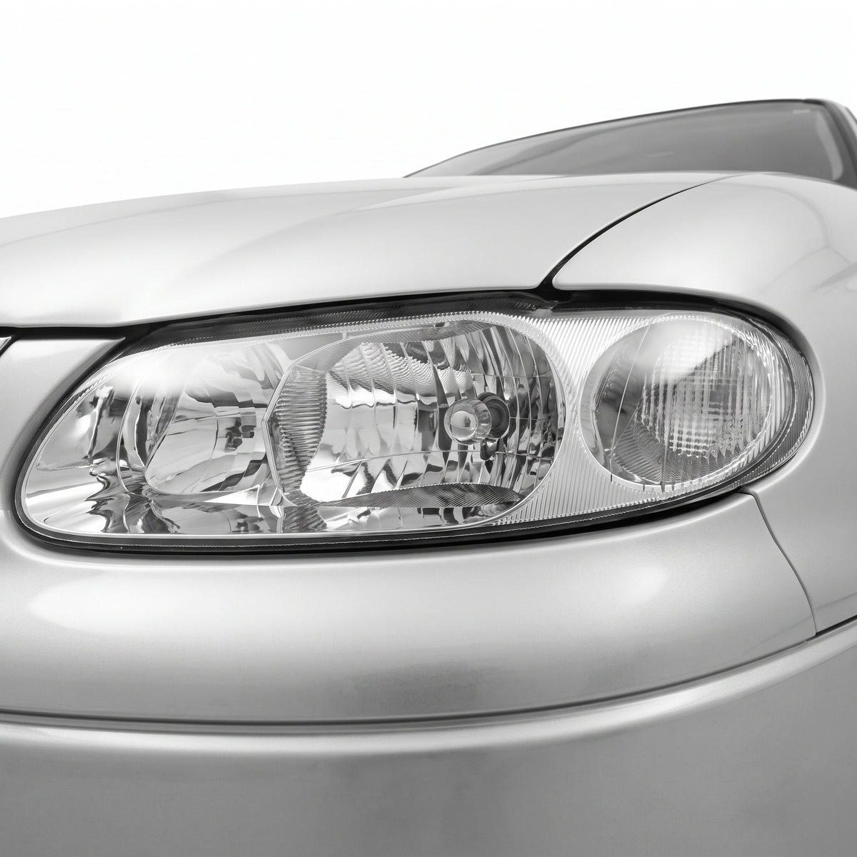 Holden Commodore VT (1997 - 2000) Chrome Headlights LH + RH installed close-up