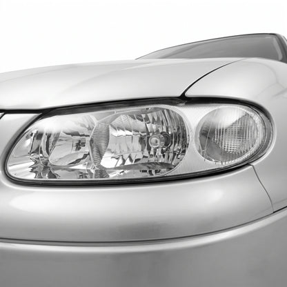 Holden Commodore VT (1997 - 2000) Chrome Headlights LH + RH installed close-up