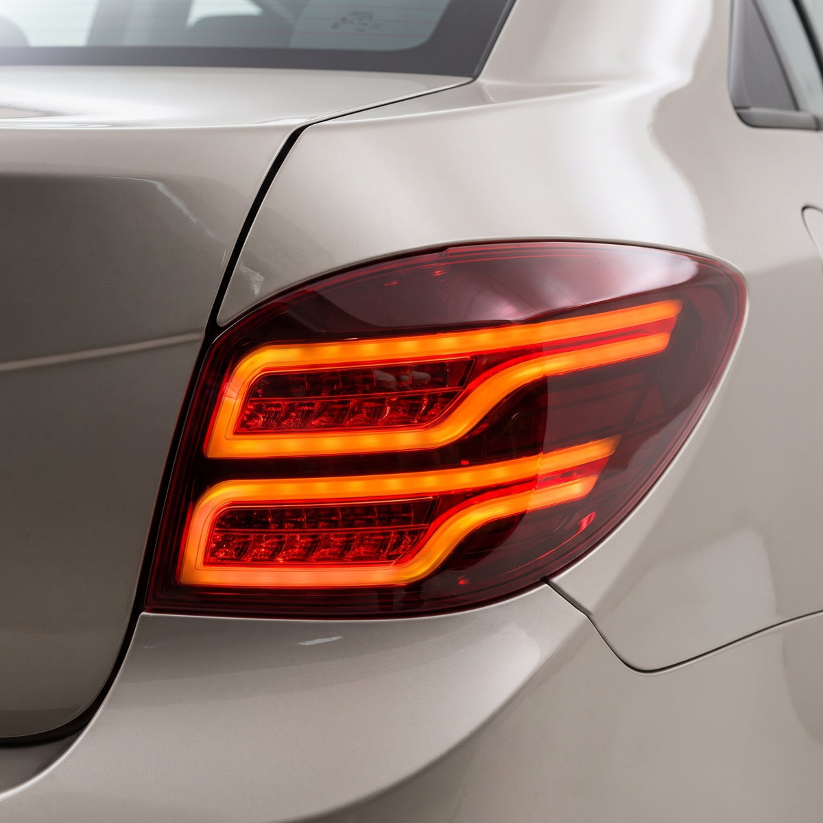 Holden Cruze JG / JH (2011 - 2016) Red Full 3D LED Stripe Tail Lights LH + RH installed
