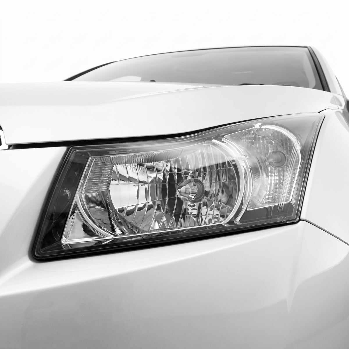 Holden Cruze JG (2009- 2011) OEM Style Headlights LH + RH installed close-up