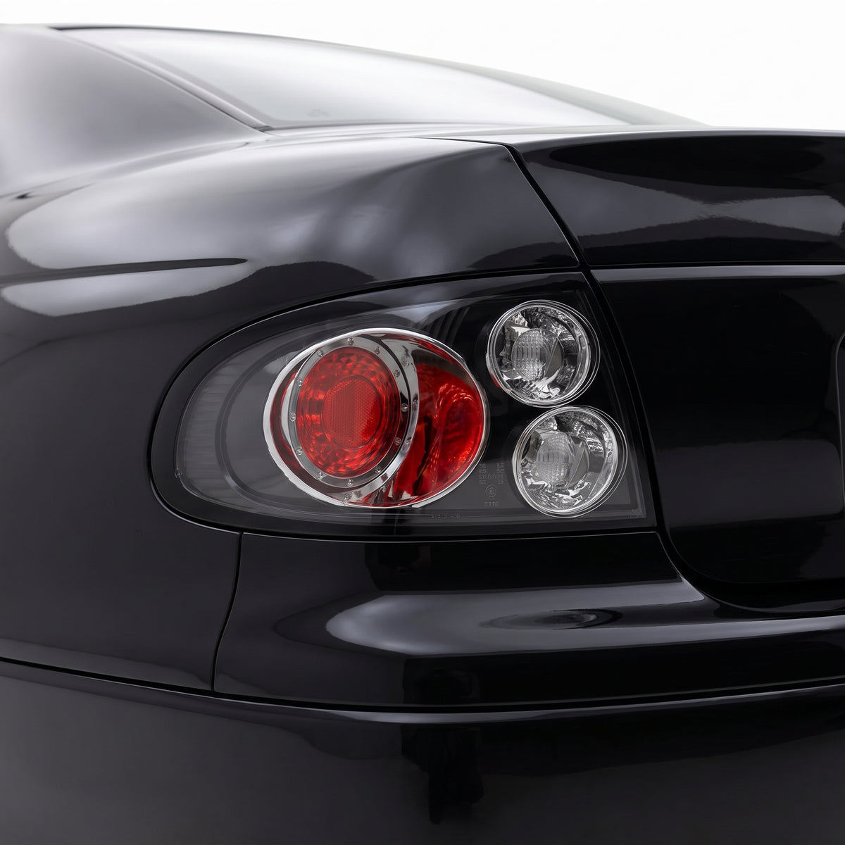 Holden Monaro V2 / VZ (2001 - 2006) Black Altezza Tail Lights LH + RH installed