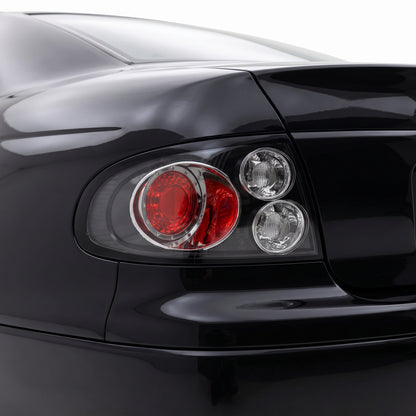 Holden Monaro V2 / VZ (2001 - 2006) Black Altezza Tail Lights LH + RH installed