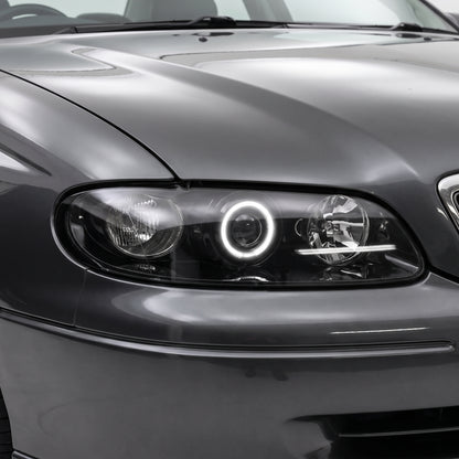 Holden Statesman WH (1999 - 2003) Black LED Halo Angel Eyes Altezza Headlights LH + RH