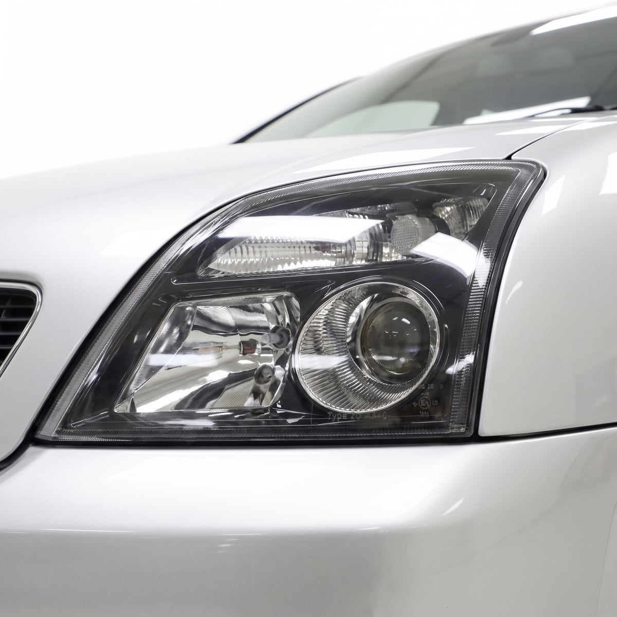 Holden Vectra ZC (2003 - 2006) OEM Style Headlights LH + RH installed close-up