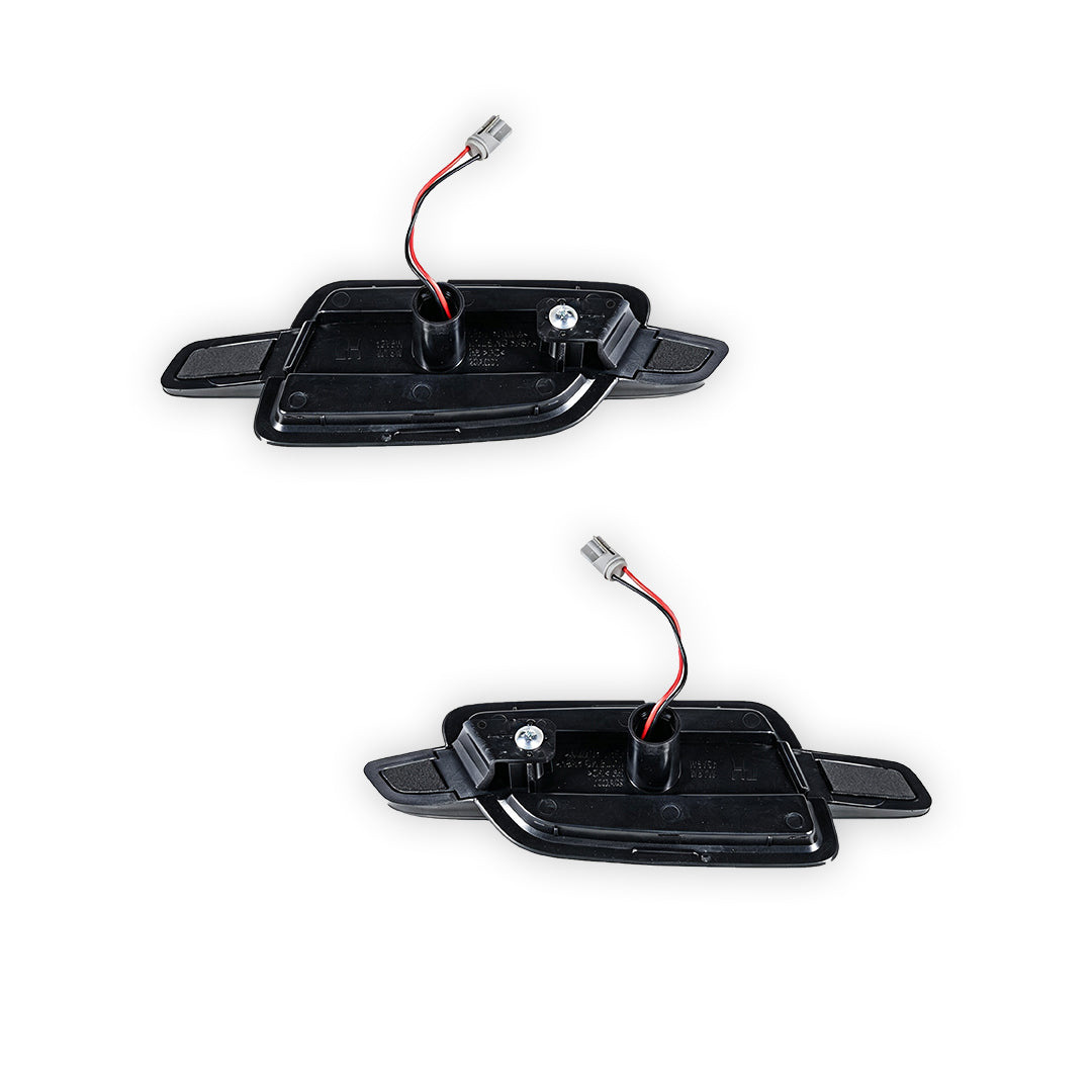 Holden Commodore VE (2006 - 2013) Sequential Smoked Side 3D Stripe LED Turn Signal Indicator Lights LH + RH