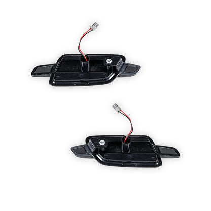 Holden Commodore VE (2006 - 2013) Sequential Smoked Side 3D Stripe LED Turn Signal Indicator Lights LH + RH