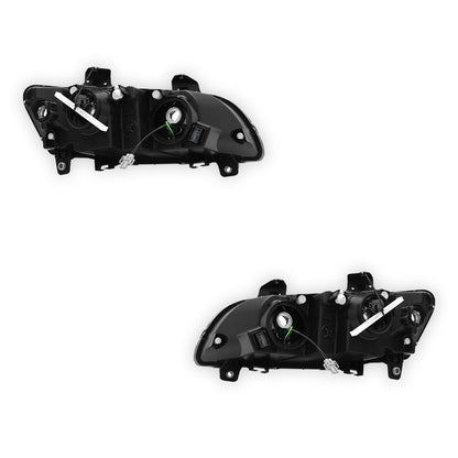 Holden Commodore VE Series 2 (2010 - 2013) BLACK Series Projector OEM Style Headlights LH + RH