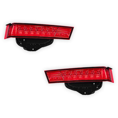 Honda Accord 8th Gen Sedan (2008 - 2013) Boot Trunk Clear Red LED Tail Lights LH + RH