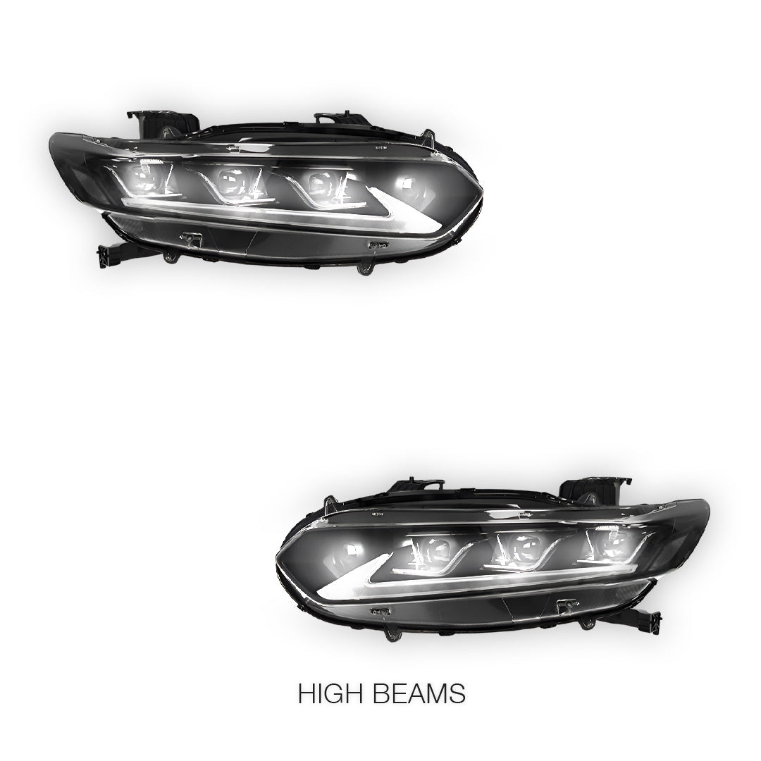Honda Accord CV (2019 - 2022) Black Projector Headlights LH + RH