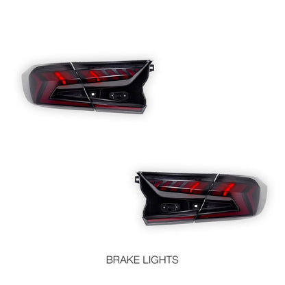 Honda Accord CV (2019 - 2022) Smoked Sequential Tail Lights LH + RH