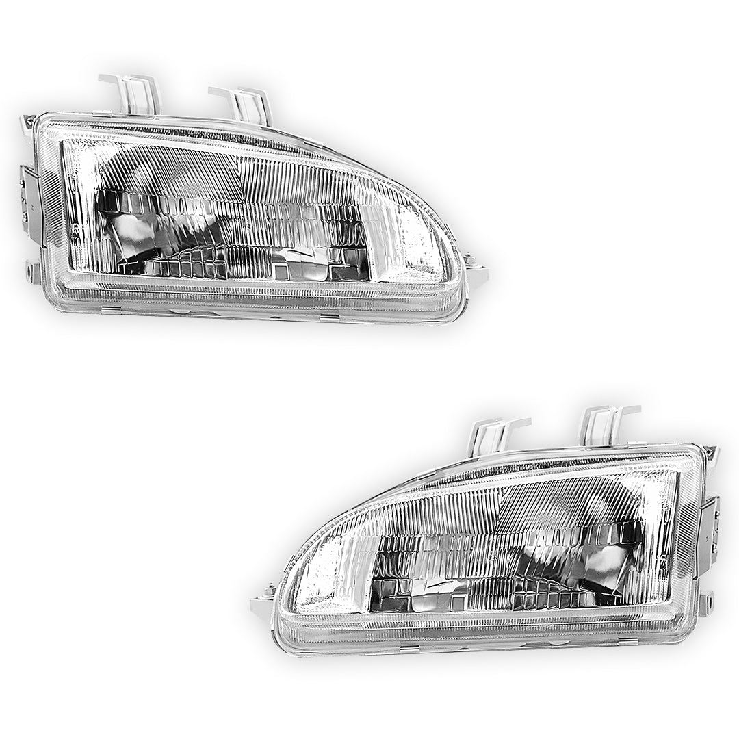 Honda Civic EG Hatchback (1991 - 1995) OEM Style Headlights LH + RH