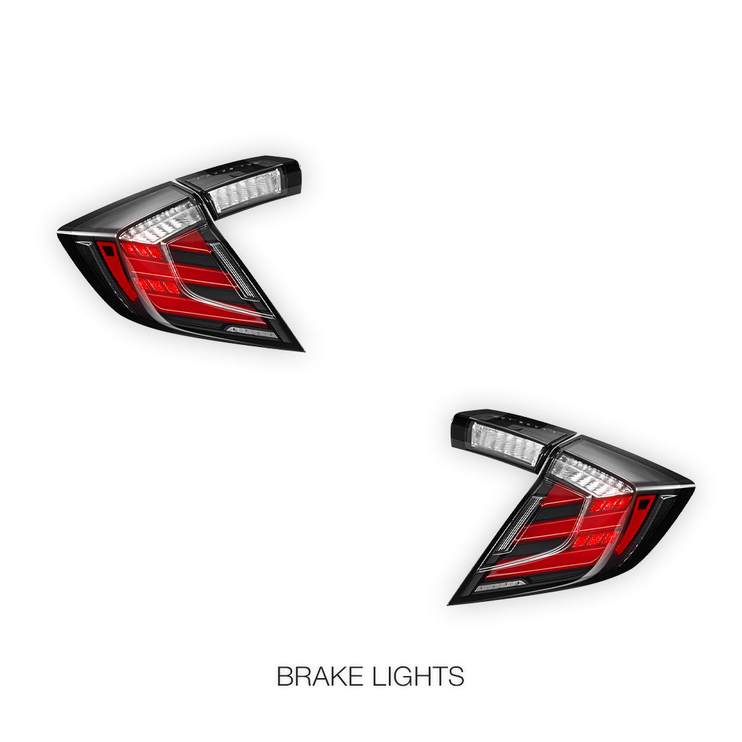 Honda Civic FC / FK (2016 - 2019) Tail Lights LH + RH