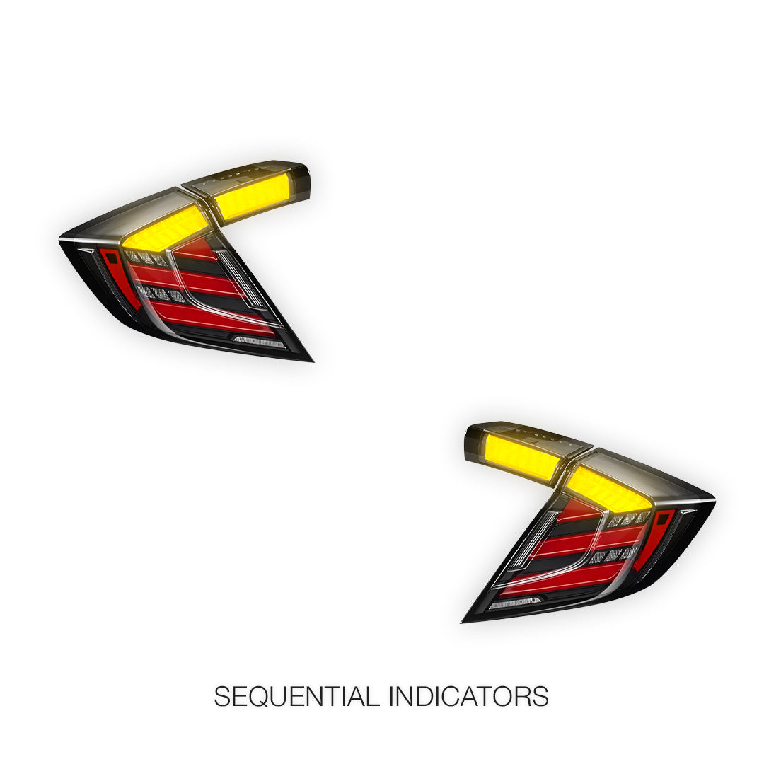 Honda Civic FC / FK (2016 - 2019) Tail Lights LH + RH
