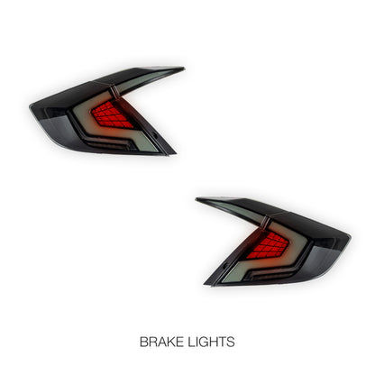 Honda Civic FC / FK (2016 - 2021) RGB Sequential Tail Lights LH + RH