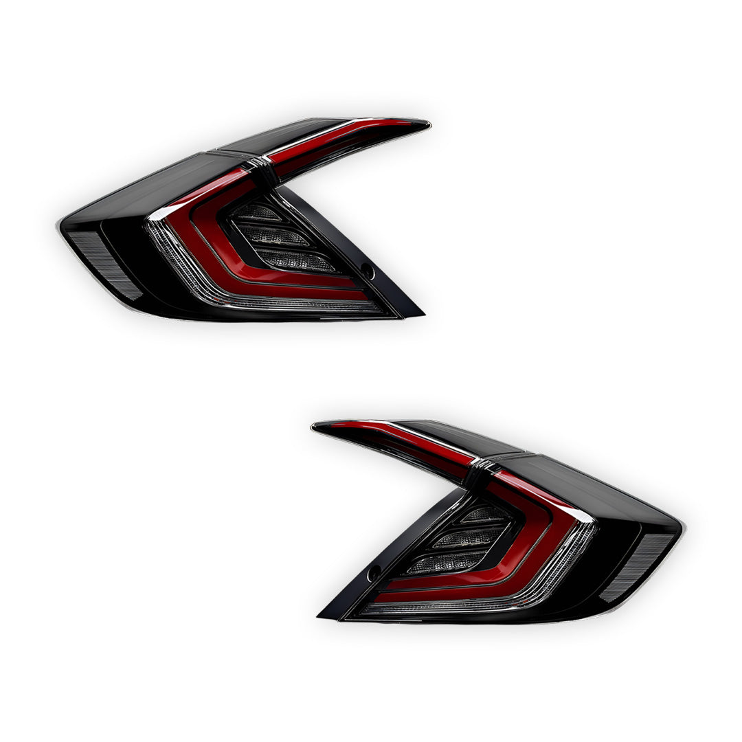 Honda Civic FC / FK (2016 - 2018) Smoked Red Tail Lights LH + RH