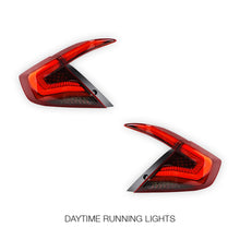 Honda Civic FC Sedan (2016 - 2018) Red Sequential LED Tail Lights LH + RH