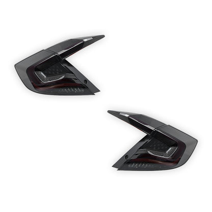 Honda Civic FC Sedan (2016 - 2018) Sequential Smoked LED Tail Lights LH + RH
