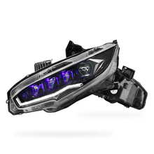 Honda Civic FC / FK (2016 - 2021) Black LED DRL Purple Projector Headlights LH + RH