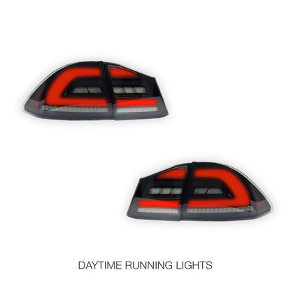 Honda Civic FD / FK (2006 - 2011) Smoked Animation DRL Sequential Tail Lights LH + RH