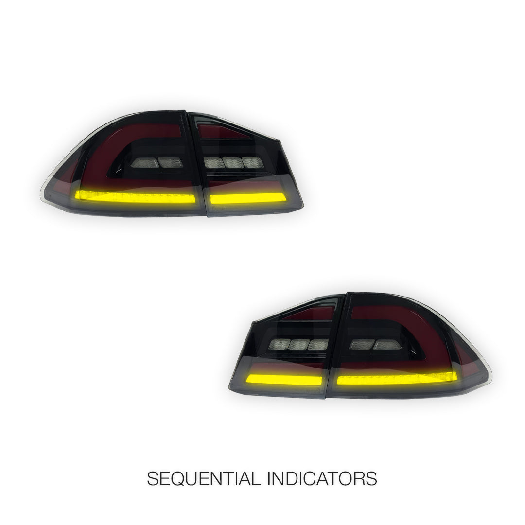Honda Civic FD / FK (2006 - 2011) Smoked Animation DRL Sequential Tail Lights LH + RH