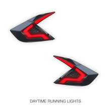 Honda Civic FK4 / FK7 / FK8 (2016 - 2018) Smoked Sequential LED Tail Lights LH + RH