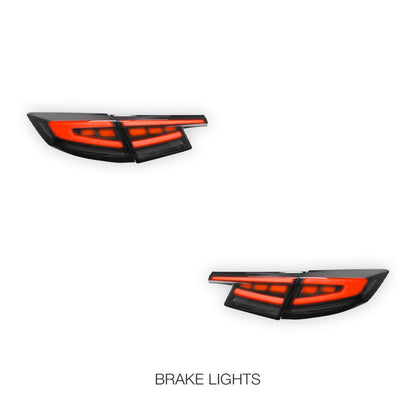 Honda Civic Type R / FL1 / FL5 (2021 - 2024) Elite Series 3D Full LED Sequential Tail Lights LH + RH