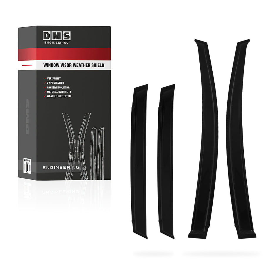 Honda Jazz GE (2008 - 2014) Front and Rear Window Visor Weather Shields