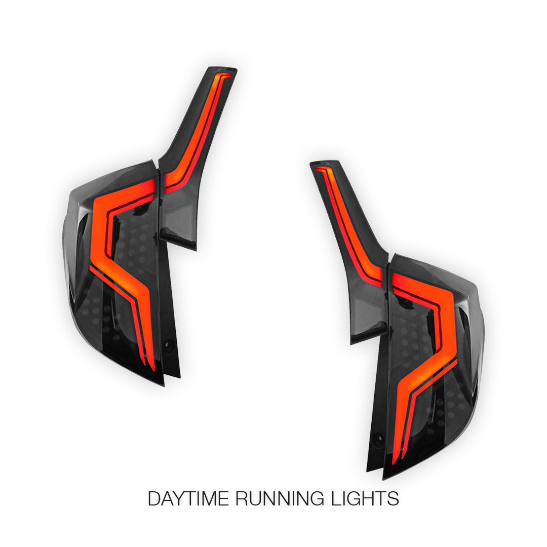 Honda Jazz GF / GK (2014 - 2018) Smoked Sequential LED Tail Lights LH + RH