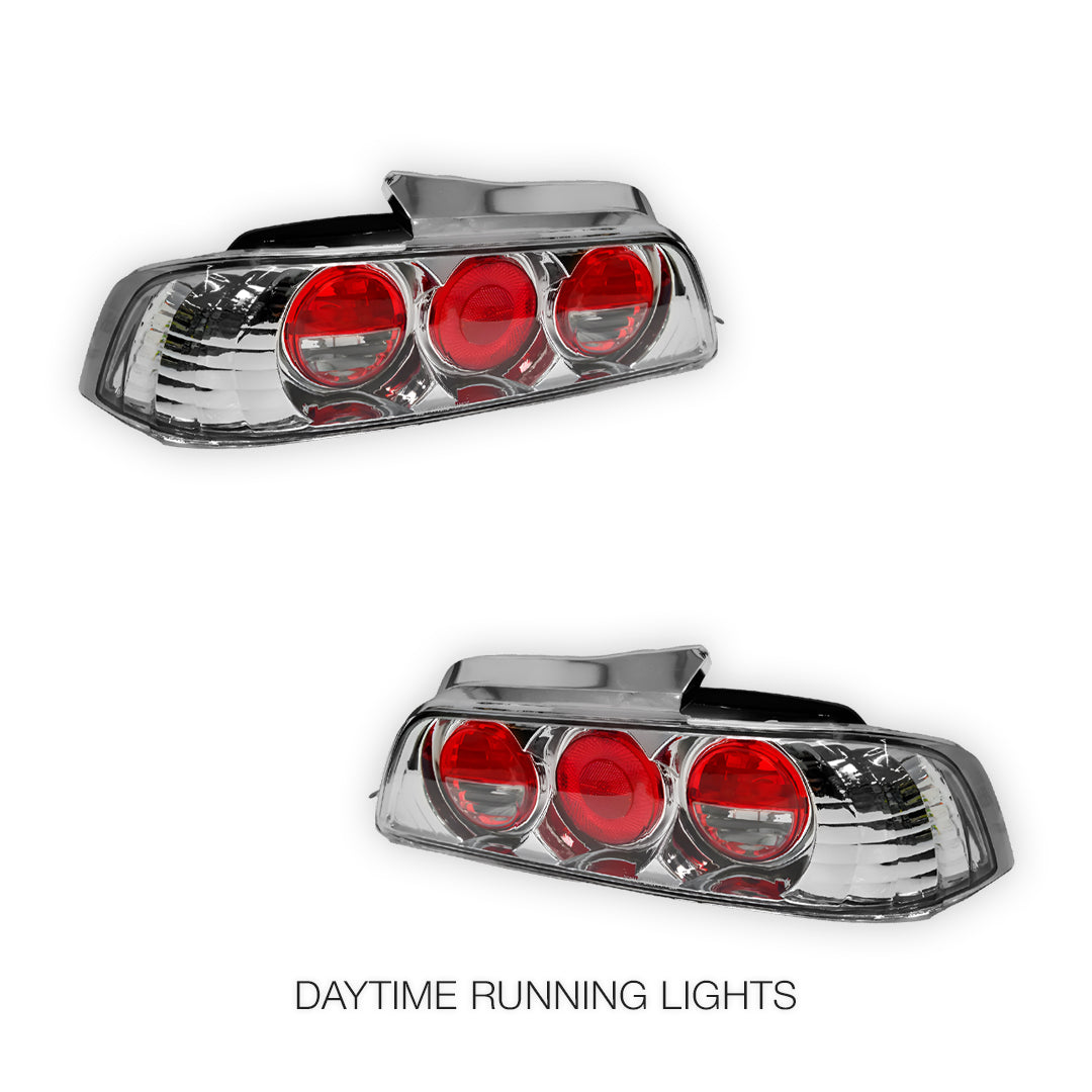 Honda Prelude BB 5th Gen (1997 - 2001) Crystal Clear Altezza Tail Lights LH + RH