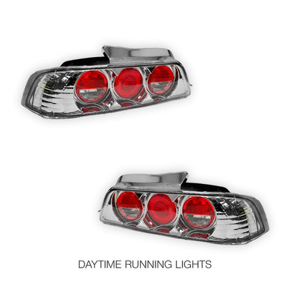 Honda Prelude BB 5th Gen (1997 - 2001) Crystal Clear Altezza Tail Lights LH + RH