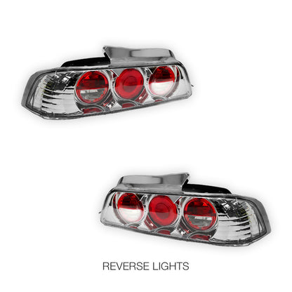 Honda Prelude BB 5th Gen (1997 - 2001) Crystal Clear Altezza Tail Lights LH + RH