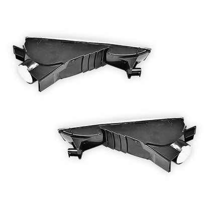Honda Prelude BB 5th Gen (1997 - 2001) Black / Crystal Clear Front Bumper Bar Turn Signal Indicator Lights RH + LH