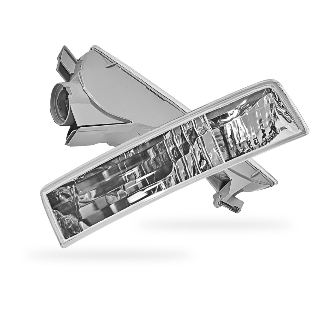 Honda Prelude BB 5th Gen (1997 - 2001) Black / Crystal Clear Front Bumper Bar Turn Signal Indicator Lights RH + LH