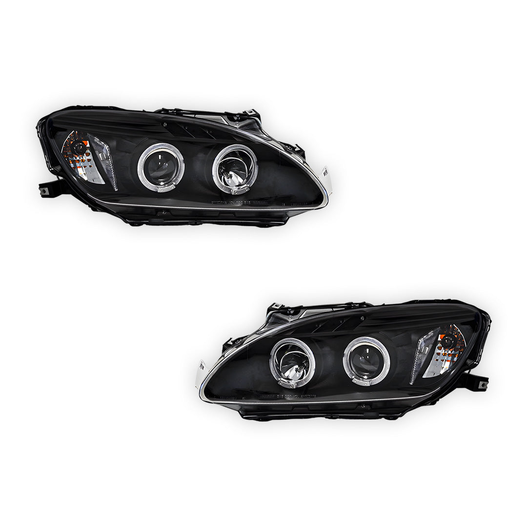 Honda S2000 AP1 Series 1 (1999 - 2001) Black Angel Eyes Projector Headlights LH + RH