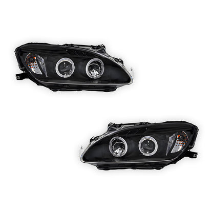 Honda S2000 AP1 Series 1 (1999 - 2001) Black Angel Eyes Projector Headlights LH + RH