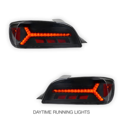 Honda S2000 AP1 (1999-2003) Sequential Black Full LED Tail Lights LH + RH