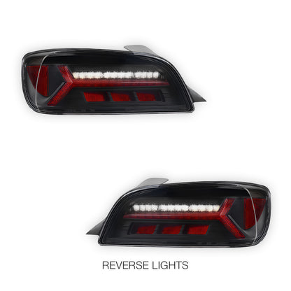 Honda S2000 AP1 (1999-2003) Sequential Black Full LED Tail Lights LH + RH