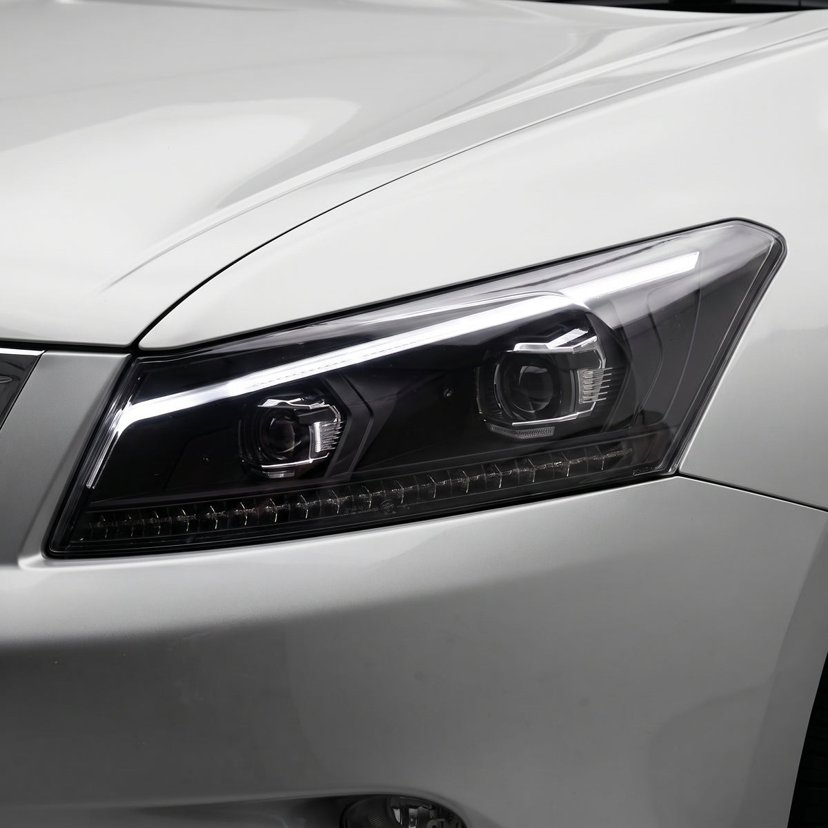 Honda Accord CP (2008 - 2012) Demon Eyes LED Sequential Headlights LH + RH installed
