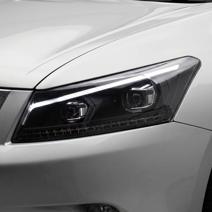 Honda Accord CP (2008 - 2012) Demon Eyes LED Sequential Headlights LH + RH installed