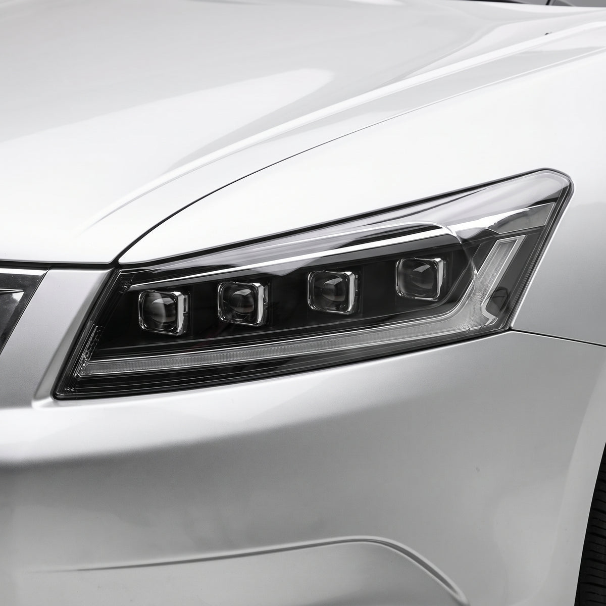Honda Accord CP (2008 - 2012) Red Animation DRL Sequential Headlights LH + RH installed