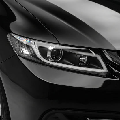 Honda Civic FB (2012 - 2016) 3D DRL Projector Headlights LH + RH