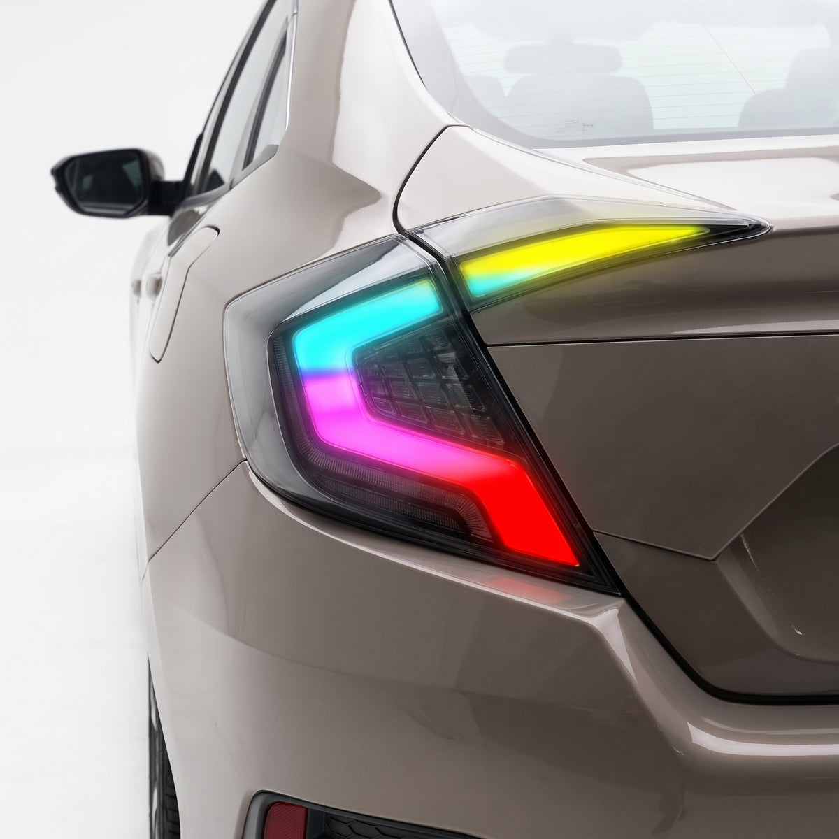 Honda Civic FC / FK (2016 - 2021) RGB Sequential Tail Lights LH + RH installed