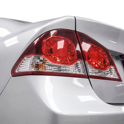 Honda Civic FD Series 2 Sedan (2009 - 2012) Boot Lid Tail Lights LH + RH installed close-up