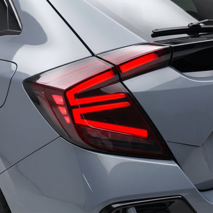 Honda Civic FK4 / FK7 / FK8 (2016 - 2020) Red Sequential LED Tail Lights LH + RH