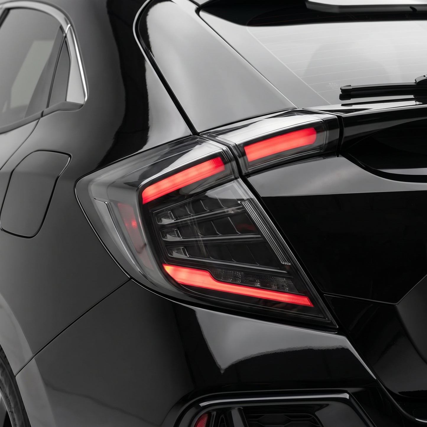 Honda Civic FK4 / FK7 / FK8 (2017 - 2023) Sequential Smoked LED Tail Lights LH + RH