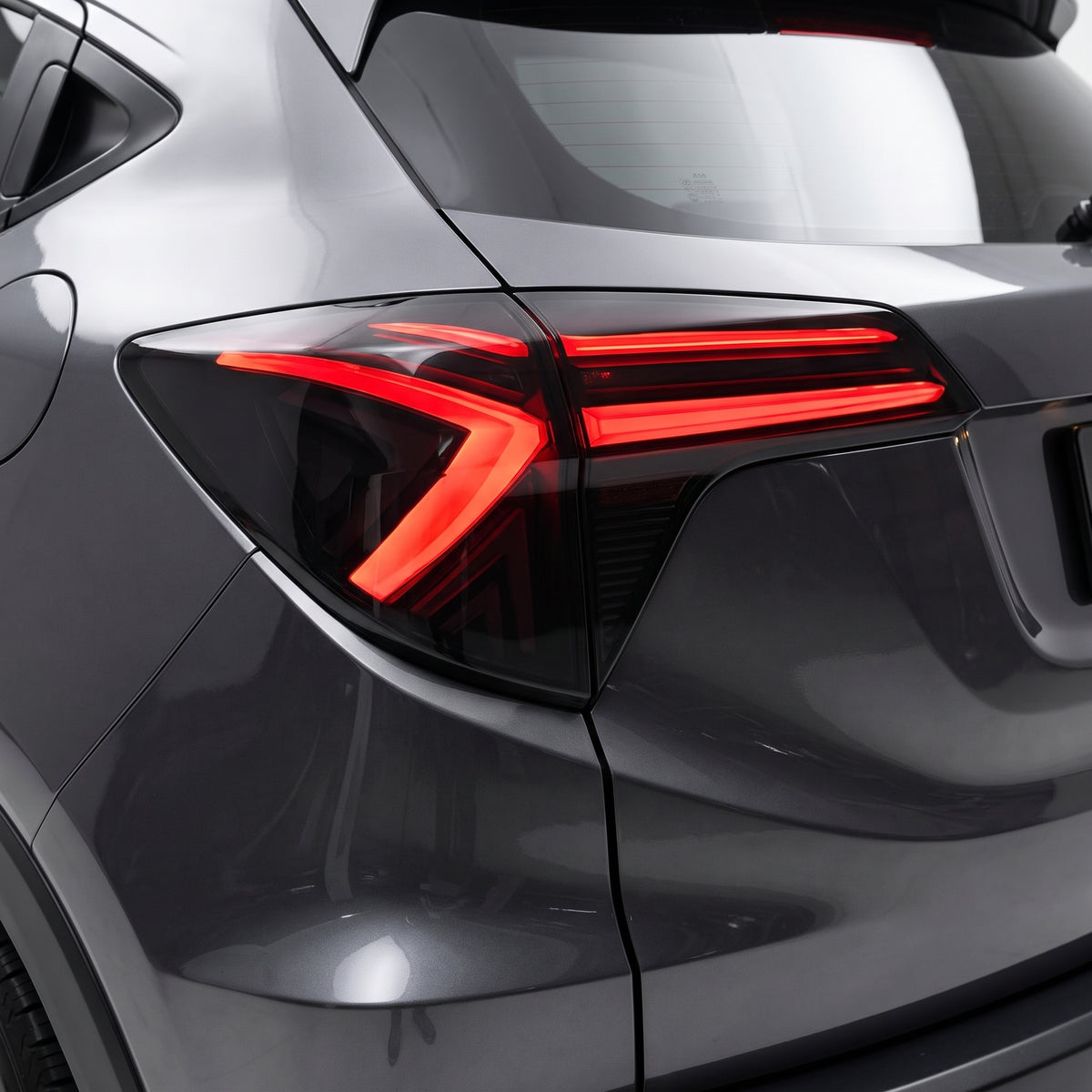 Honda HR-V RU (2014 - 2019) Smoked Union Jack Style Sequential LED Tail Lights LH + RH installed
