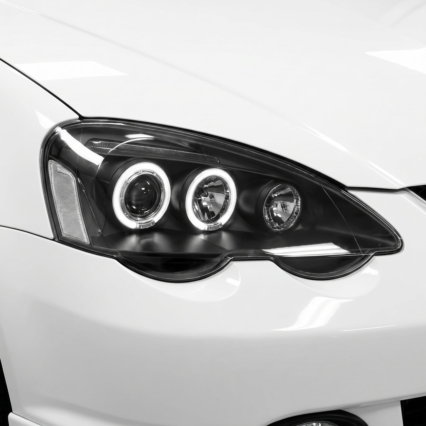 Honda Integra DC5 (2001 - 2004) LED Angel-Eye Projector Headlights LH + RH