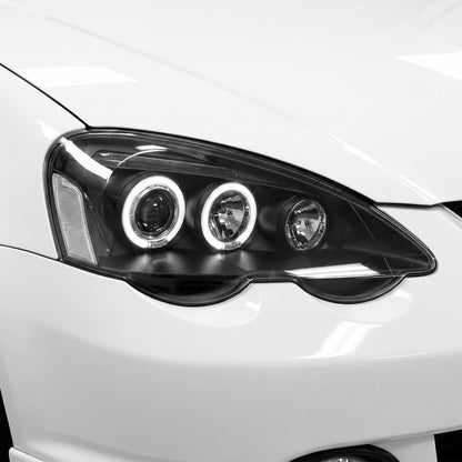 Honda Integra DC5 (2001 - 2004) LED Angel-Eye Projector Headlights LH + RH